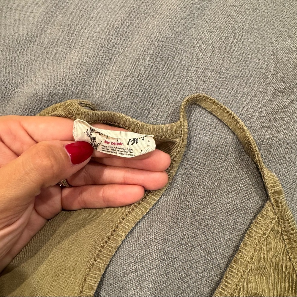 Free People Intimates Racerback Top - Picture 2 of 4
